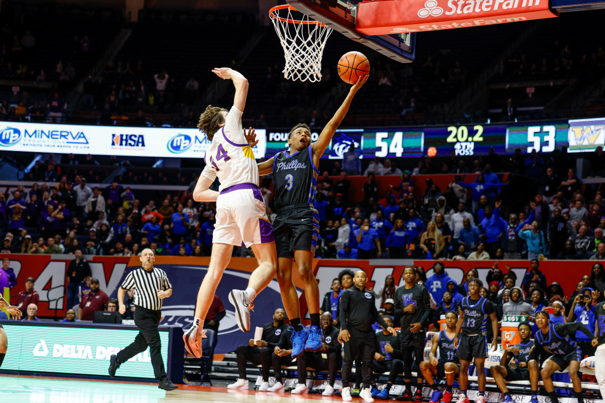 Phillips Academy Williamsville Illinois boys basketball March 7 2024 Nate Latsch 26527
